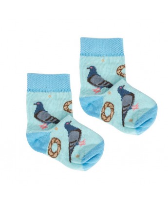 Skarpetki dziecięce gołąb