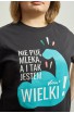 Koszulka męska NIE PIJĘ MLEKA A I TAK JESTEM WIELKI 