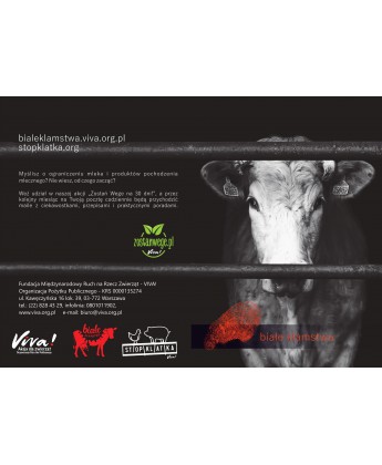 Pakiet 50 ulotek kampanii dot. krów