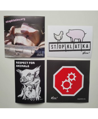 Pakiet naklejek kampanii STOPKLATKA Pakiet naklejek kampanii STOPKLATKA