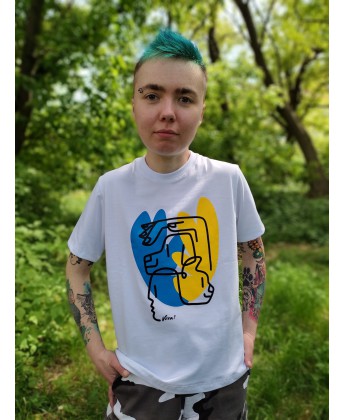 Koszulka unisex POMOC DLA ZWIERZAKÓW Z UKRAINY 