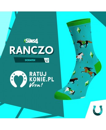 DWUPAK Skarpetki The Sims 4 & Ratuj Konie