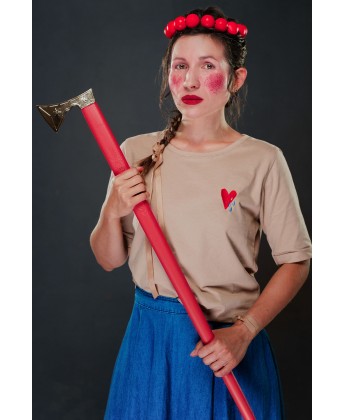 Haftowana koszulka damska Konie z Morskiego Oka 