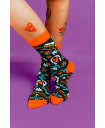 Czarne Skarpetki Konie z Morskiego Oka