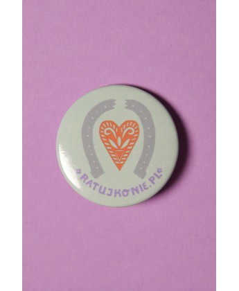 Przypinka Konie z Morskiego Oka wzór nr 1