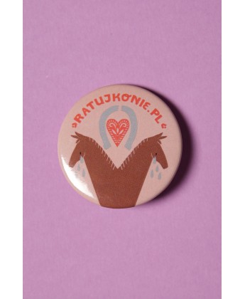 Mała Przypinka Konie z Morskiego Oka wzór nr 4