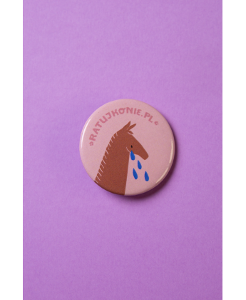 Mała Przypinka Konie z Morskiego Oka wzór nr 5