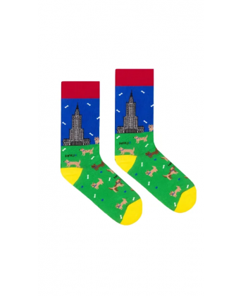 Skarpetki Pałac Kultury z Pieskami