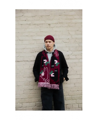 Szalik Koty Psoty z bawełny organicznej 