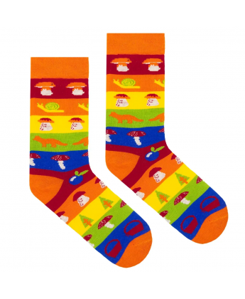 skarpetki grzybobranie