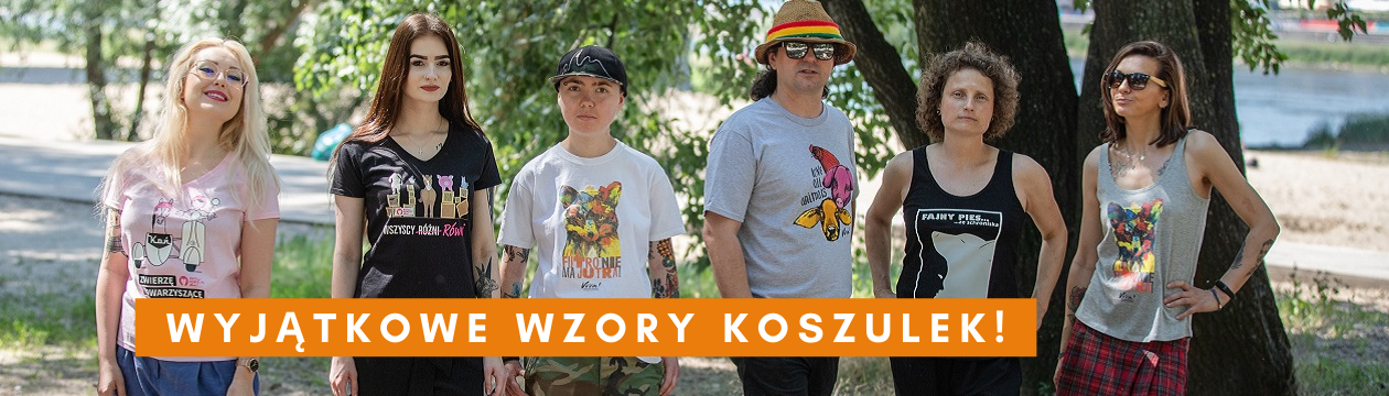 Młodzi ludzie w koszulkach fundacji VIVA